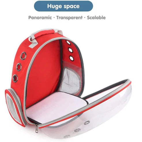 Pet Backpack Travel Carrier, Convenient Travel for Small Dog and Cat | Waterproof, Comfortable and Breathable
